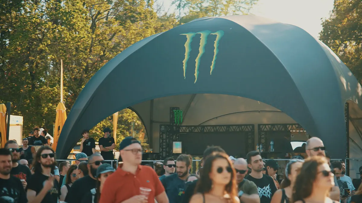 The Monster Energy dome at Hills of Rock 2024