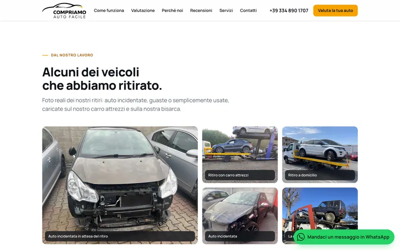 Compriamo Auto Facile — Галерия с изкупени коли